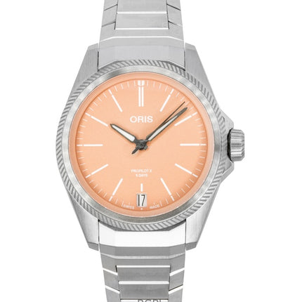 Oris Propilot X Calibre 400 Titanium Laxgrön Urtavla Automatisk 01-400-7778-7158-07-7-20-01TLC 100M Unisexklocka