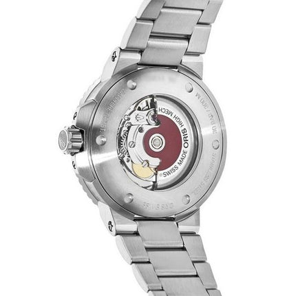 Oris Aquis rostfritt stål grön urtavla Automatisk dykare 01 733 7766 4157-07 8 22 05PEB 300M herrklocka
