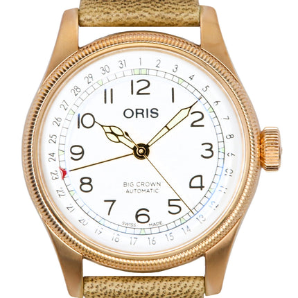 Oris Big Crown Father Time Limited Edition White Dial Automatic 01-754-7741-3161-Set herrklocka med extra armband