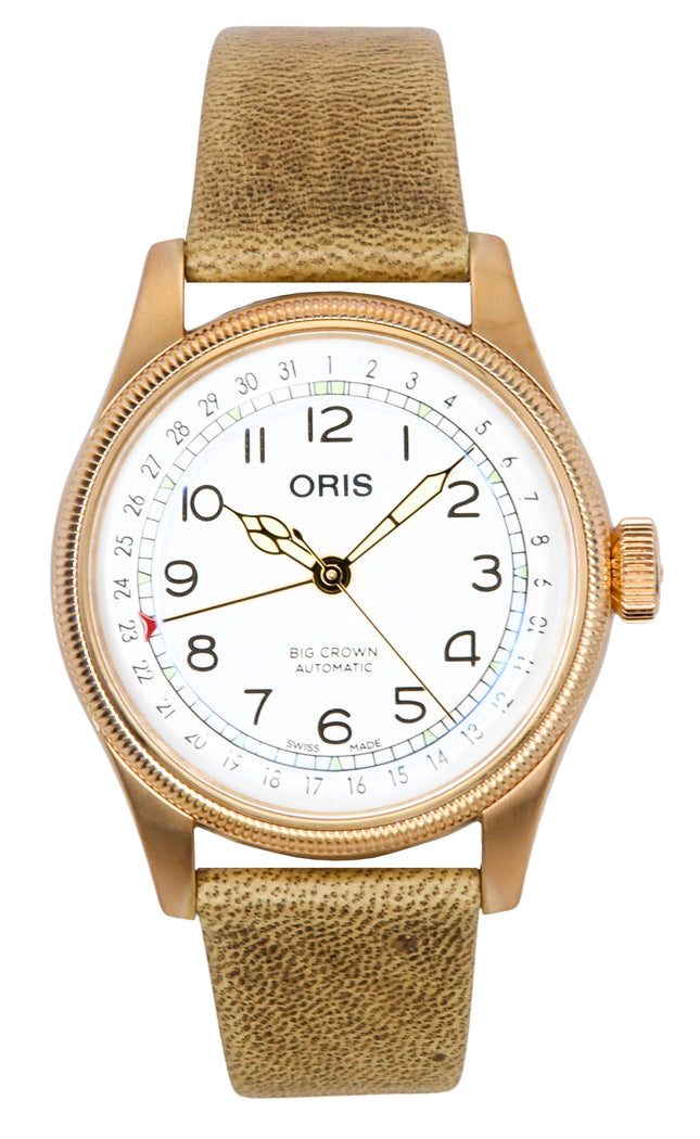 Oris Big Crown Father Time Limited Edition White Dial Automatic 01-754-7741-3161-Set herrklocka med extra armband