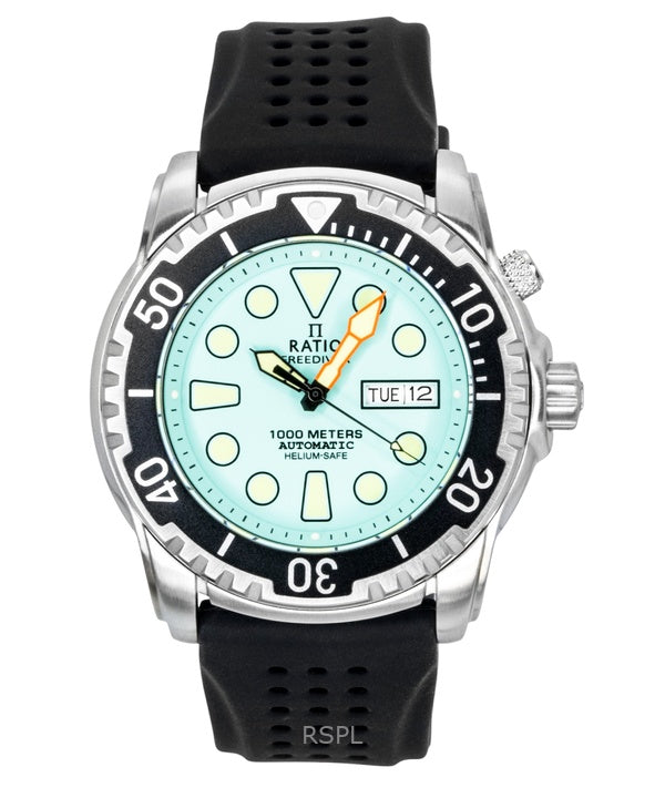 Ratio FreeDiver Helium-Safe 1000M Sapphire Automatic 1068HA90-34VA-IBLU Herrklocka