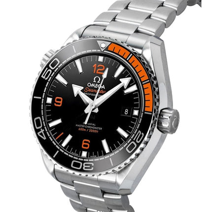 Omega Seamaster Planet Ocean rostfritt stål svart urtavla automatisk dykarklocka 215.30.44.21.01.002 600M herrklocka
