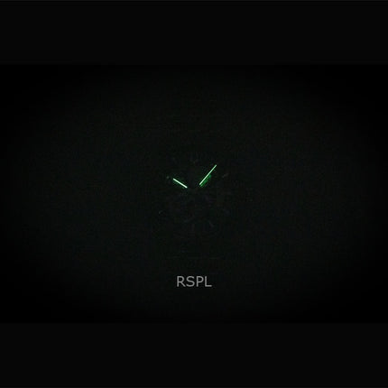 Bulova Sutton rostfritt stål grönt skelett automatisk 96A329 herrklocka