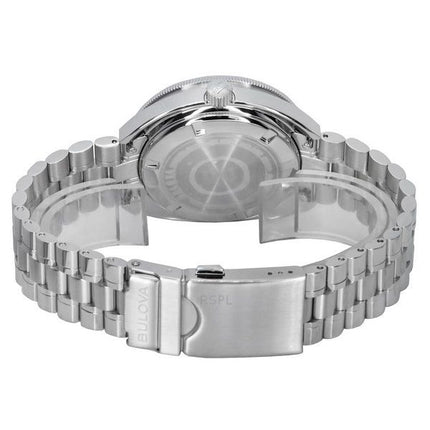 Bulova Oceanographer GMT rostfritt stål blå urtavla Automatisk dykare 96B405 200M herrklocka