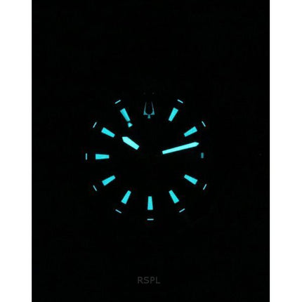 Bulova Marine Star Precisionist rostfritt stål Blue Dial Quartz Diver's 96B433 200M herrklocka