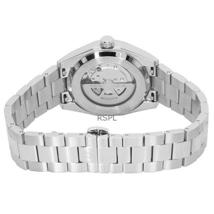 Bulova Surveyor rostfritt stål blå automatisk 96B436 herrklocka