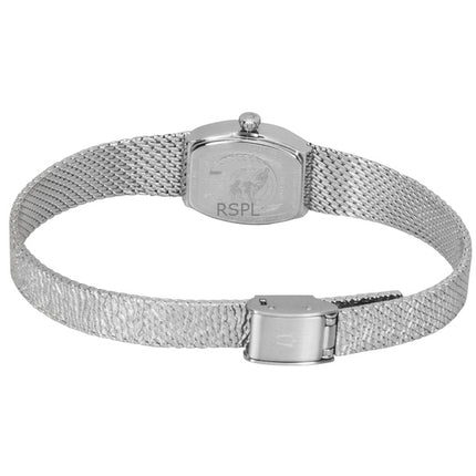 Bulova Goddess of Time rostfritt stål blå urtavla kvarts 96L343 damklocka