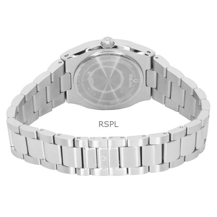 Bulova Surveyor diamant rostfritt stål pärlemor kvarts 96R245 damklocka