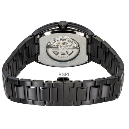 Bulova Maquina rostfritt stål flerfärgad halvskelett urtavla automatisk 98A320 herrklocka