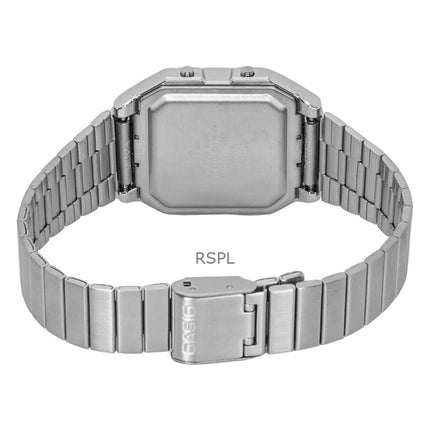 Casio Vintage Digital rostfritt stål Quartz A130WE-7A unisexklocka