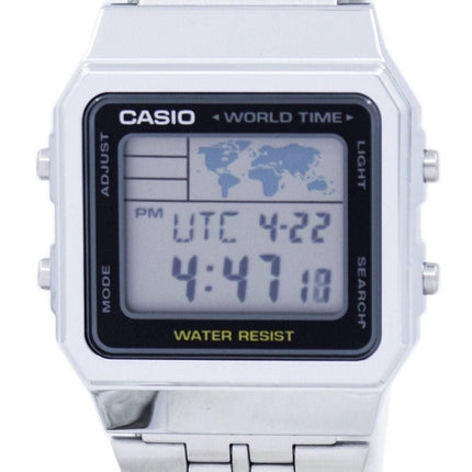 Casio larm världen tid-Digital A500WA-1DF herrklocka