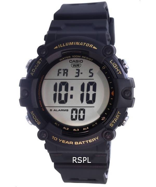 Casio Digital Resin Quartz AE-1500WHX-1A AE1500WHX-1 100M herrklocka