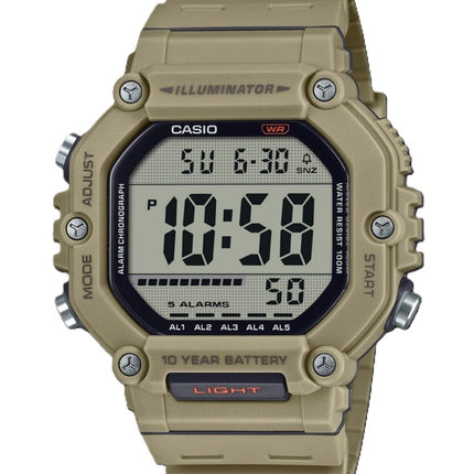 Casio Digital Resin Armband Quartz AE-1600H-5AV 100M herrklocka