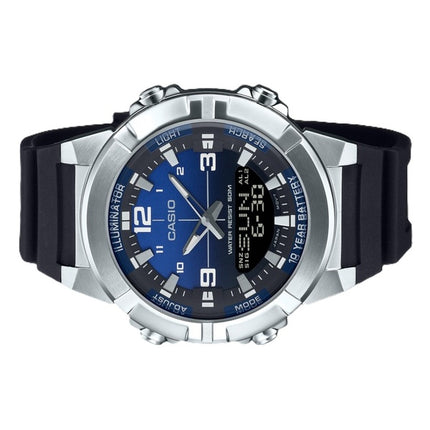 Casio Analog Digital Combination Resin Armband Blue Dial Quartz AMW-870A-2AV herrklocka