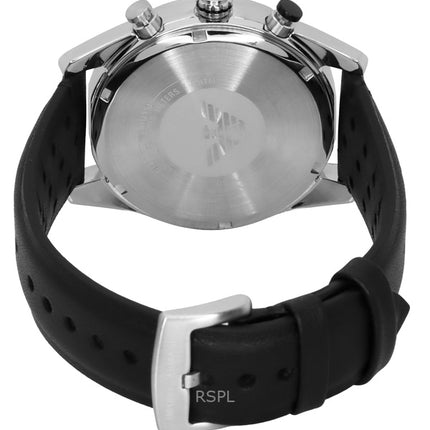 Emporio Armani kronograf läderarmband svart urtavla kvarts AR11635 herrklocka