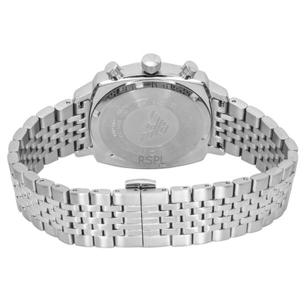 Emporio Armani kronograf rostfritt stål blå urtavla kvarts AR11688 herrklocka