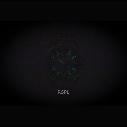 Emporio Armani rostfritt stål grön skeletturtavla automatisk AR60091 herrklocka