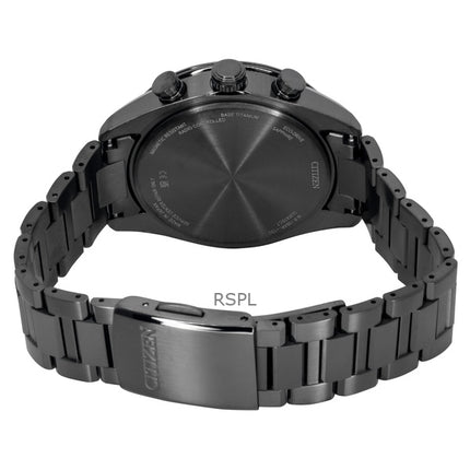 Citizen Attesa radiostyrd kronograf super titan flerfärgad urtavla Eco-Drive AT8286-65E 100M herrklocka