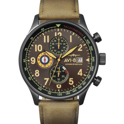 AVI-8 Hawker Hurricane Tachymeter Quartz AV-4011-0E Herrklocka