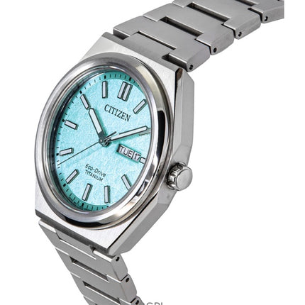 Citizen Zenshin Super Titanium Turkos Urtavla Eco-Drive AW0130-85M 100M Herrklocka