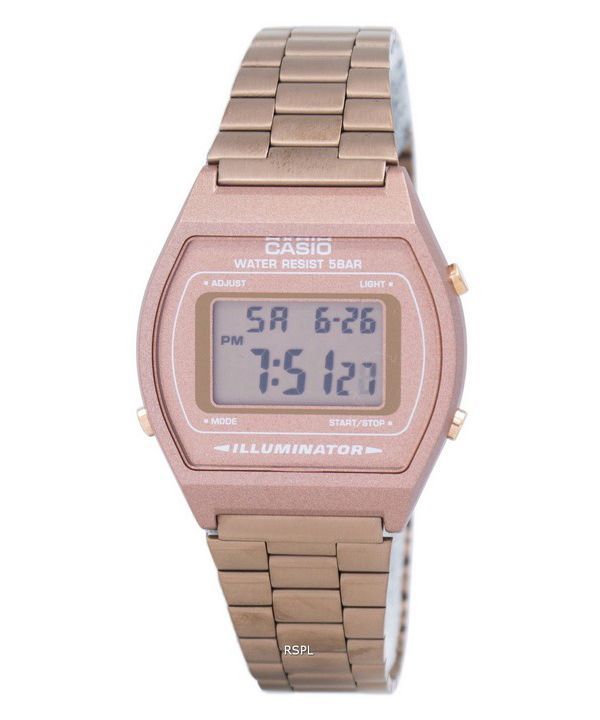 Casio Digital Quartz Stainless Steel 50M Illuminator B640WC-5ADF B640WC-5A Herrklocka