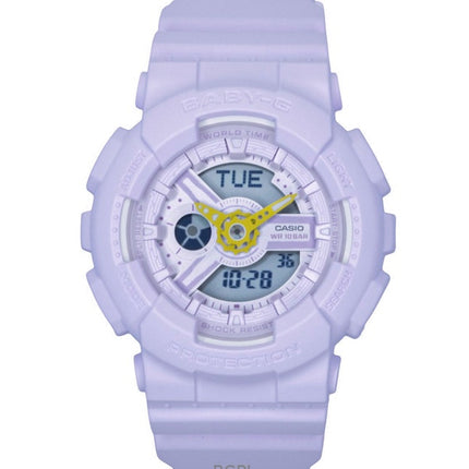 Casio Baby-G analog digital hartsrem lila urtavla kvarts BA-110AH-6A 100M damklocka