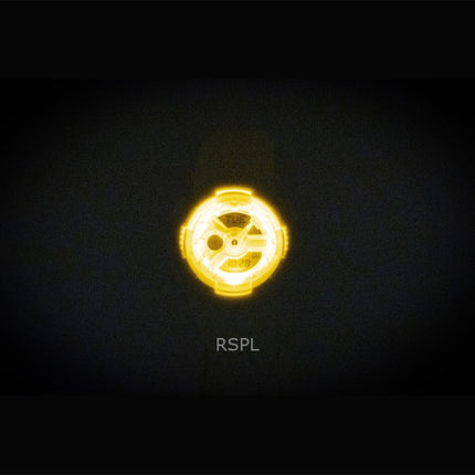 Casio Baby-G analog digital hartsrem gul urtavla kvarts BA-110AH-9A 100M damklocka