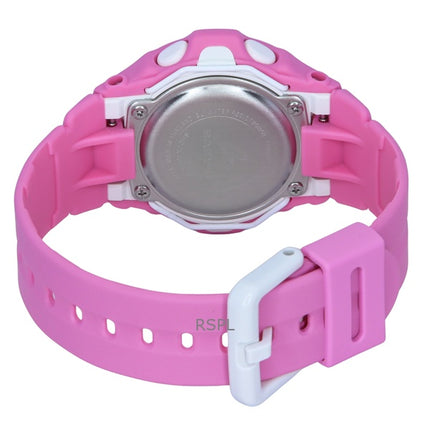 Casio Baby-G Digital Rosa Resinarmband Quartz BG-169CH-4 200M Damklocka