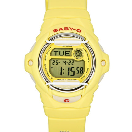 Casio Baby-G Digital gult hartsarmband kvarts BG-169CH-9 200M damklocka