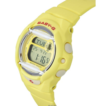Casio Baby-G Digital gult hartsarmband kvarts BG-169CH-9 200M damklocka