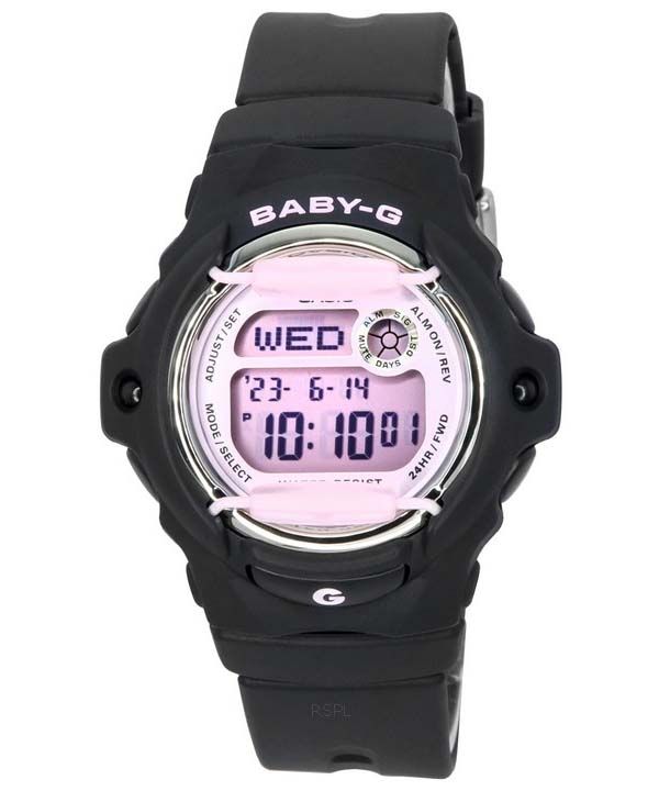 Casio Baby-G Digital Resin Armband Rosa Urtavla Quartz BG-169U-1C 200M Damklocka