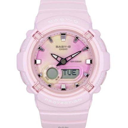 Casio Baby-G analog digital hartsrem flerfärgad urtavla kvarts BGA-280TD-4A 100M damklocka