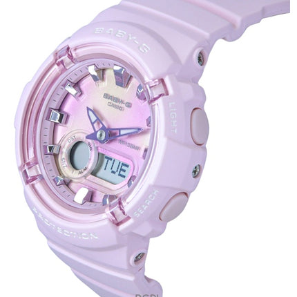 Casio Baby-G analog digital hartsrem flerfärgad urtavla kvarts BGA-280TD-4A 100M damklocka