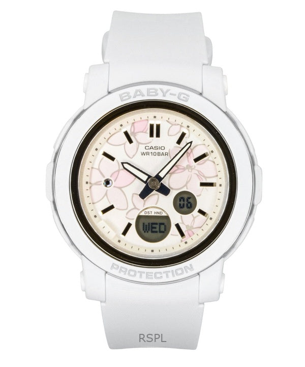 Casio Baby-G analog digital hartsrem flerfärgad urtavla kvarts BGA-290FL-7A 100M damklocka