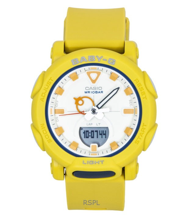 Casio Baby-G analog digital resinrem vit urtavla kvarts BGA-310RP-9A 100M damklocka
