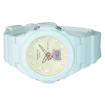 Casio Baby-G futuristisk holografisk analog digital gul urtavla Quartz BGA-320FH-3A 100M damklocka
