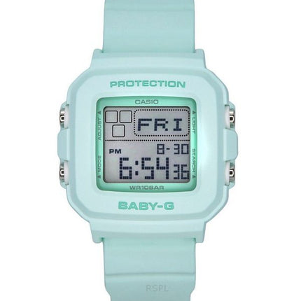 Casio Baby-G digitalt hartsband Mintgrön urtavla Quartz BGD-10-3 100M damklocka