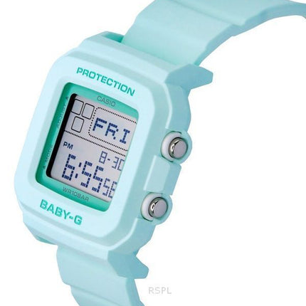 Casio Baby-G digitalt hartsband Mintgrön urtavla Quartz BGD-10-3 100M damklocka