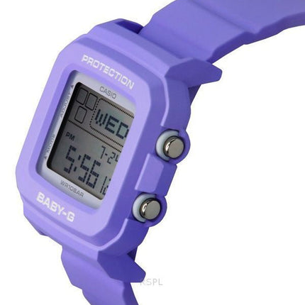Casio Baby-G Plus Digital 30-årsjubileumsarmband i lila harts Quartz BGD-10K-6 100M damklocka med specialhållare