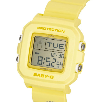 Casio Baby-G Digital gult hartsarmband kvarts BGD-10KH-9 100M damklocka