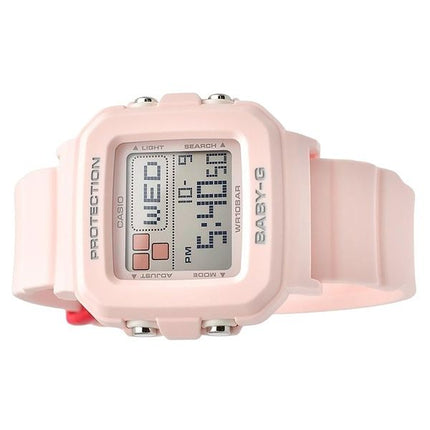 Casio Baby-G Plus digitalt rosa hartsband Quartz BGD-10L-4 100M damklocka med extra bandöglor