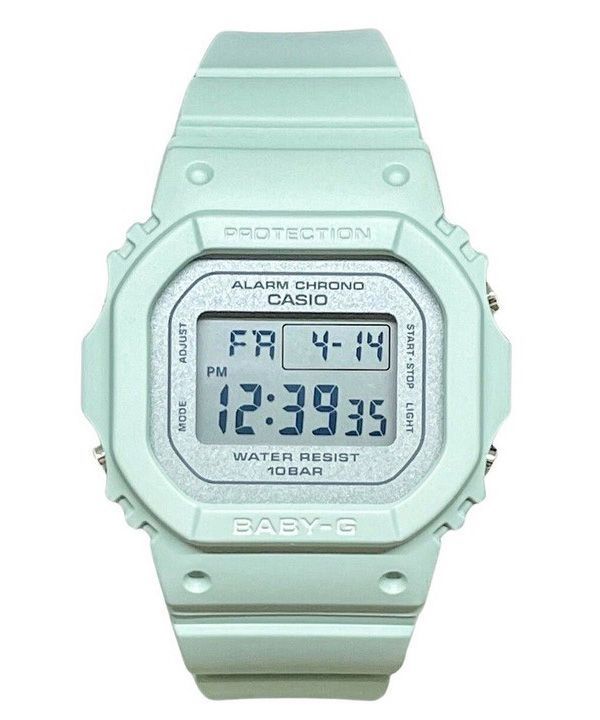 Casio Baby-G digitalt grönt hartsband Quartz BGD-565SC-3 100M damklocka