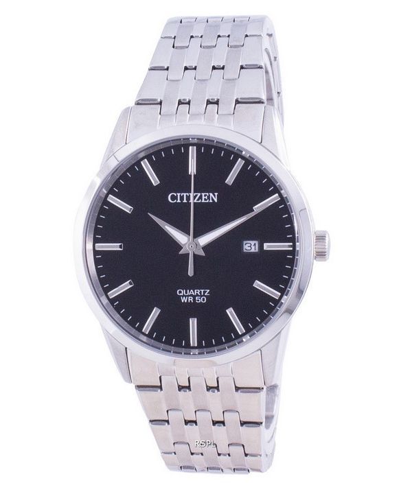 Citizen Black Dial rostfritt stål kvarts BI5000-87E Herrklocka