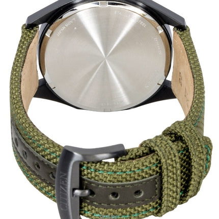 Citizen Eco-Drive Active Sport nylonrem grön urtavla BM7635-01X 100M herrklocka