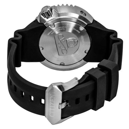 Citizen Promaster polyuretanarmband röd urtavla Eco-Drive dykarklocka BN1024-01Z 300M herrklocka