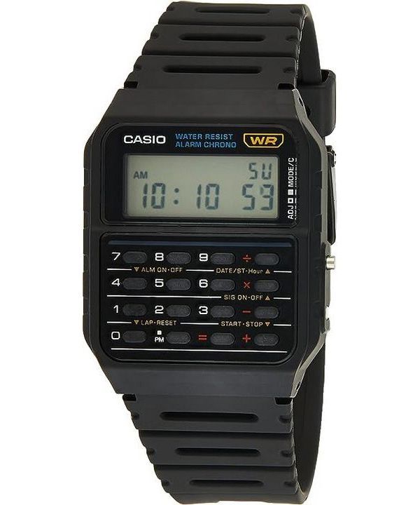 Casio klassiska kvartar kalkylator CA-53W-1ZDR CA53W-1 mäns klocka