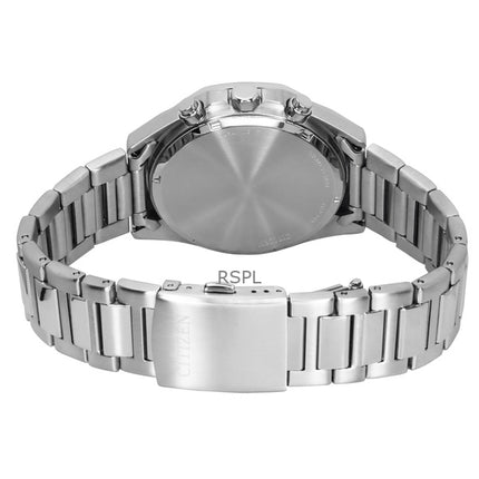 Citizen Eco-Drive kronograf rostfritt stål grön urtavla CA4590-81X 100M herrklocka