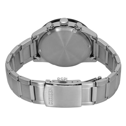 Citizen Eco-Drive kronograf rostfritt stål grön urtavla CA4624-56X 100M herrklocka