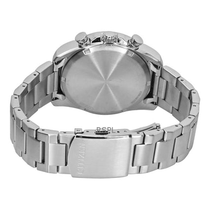 Citizen Eco-Drive kronograf rostfritt stål grön urtavla CA4640-50X 100M herrklocka