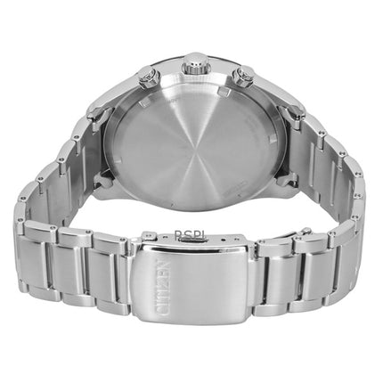 Citizen Eco-Drive kronograf rostfritt stål svart urtavla CA4674-58E 100M herrklocka